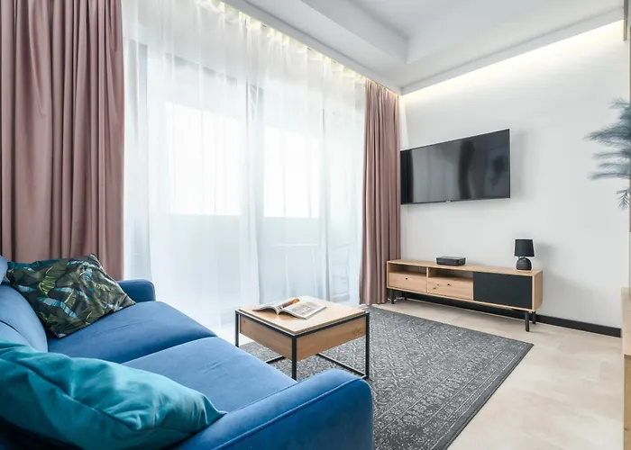 Lägenhet Flaming Hanza Tower Szczecin